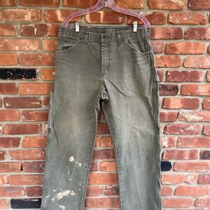 Distressed Dickies Carpenter Pants 34x29